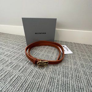 Balenciaga BB super-thin belt